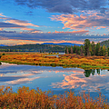 Teton Autumn Triptych Left Panel