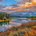 Teton Autumn Triptych Right Panel